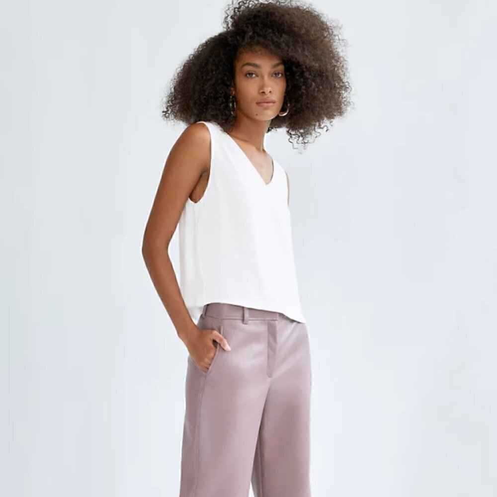 ARITZIA BABATON MURPHY BLOUSE IN SIZE XXS WHITE